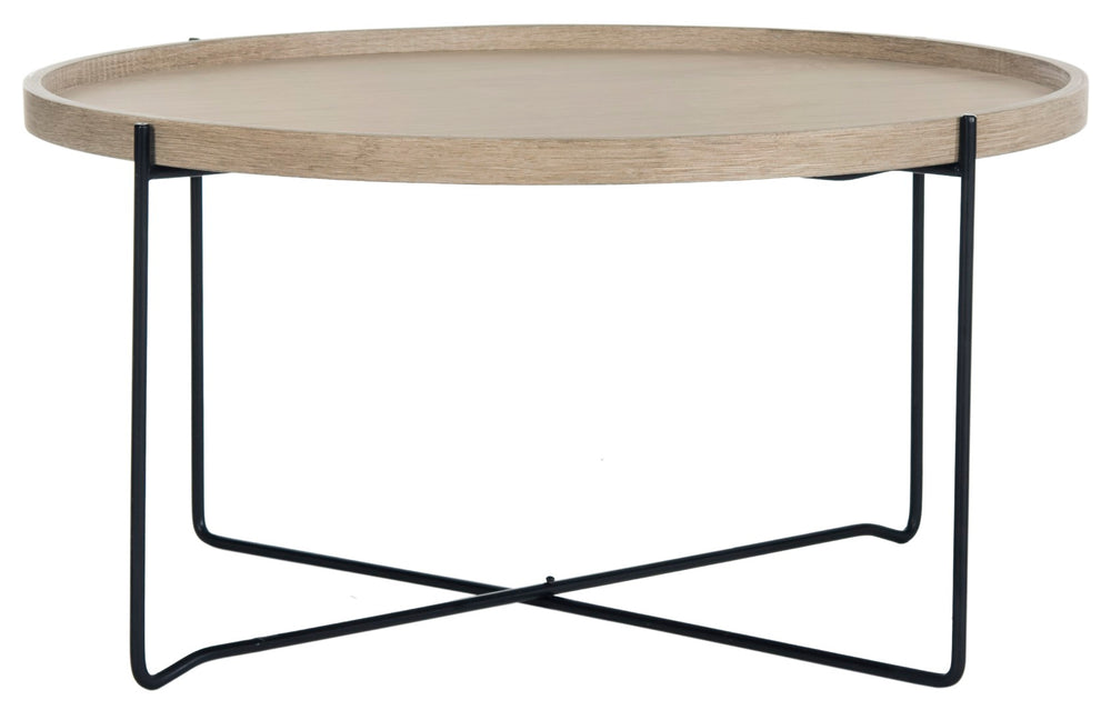 Safavieh Auden Mid-Century Modern Accent Table - Light Oak, Stylish Design For Versatile Living Spaces FOX4254A