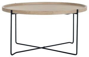Safavieh Auden Mid-Century Modern Accent Table - Light Oak, Stylish Design For Versatile Living Spaces FOX4254A