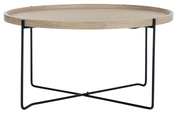 Safavieh Auden Mid-Century Modern Accent Table - Light Oak, Stylish Design For Versatile Living Spaces FOX4254A