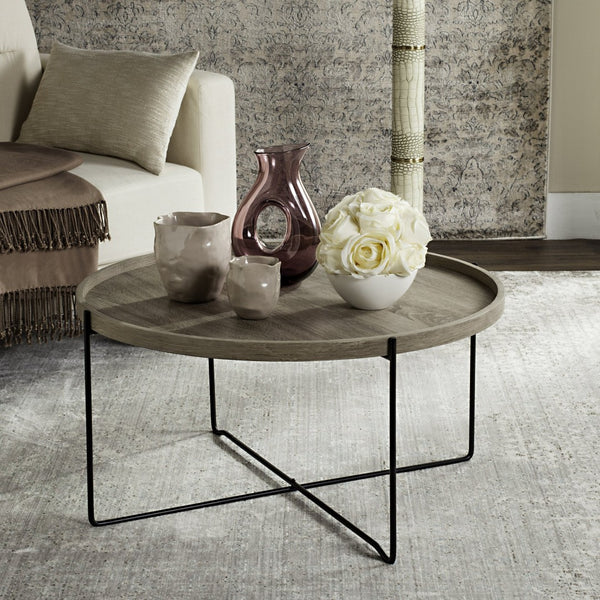Safavieh Auden Mid-Century Modern Accent Table - Light Oak, Stylish Design For Versatile Living Spaces FOX4254A