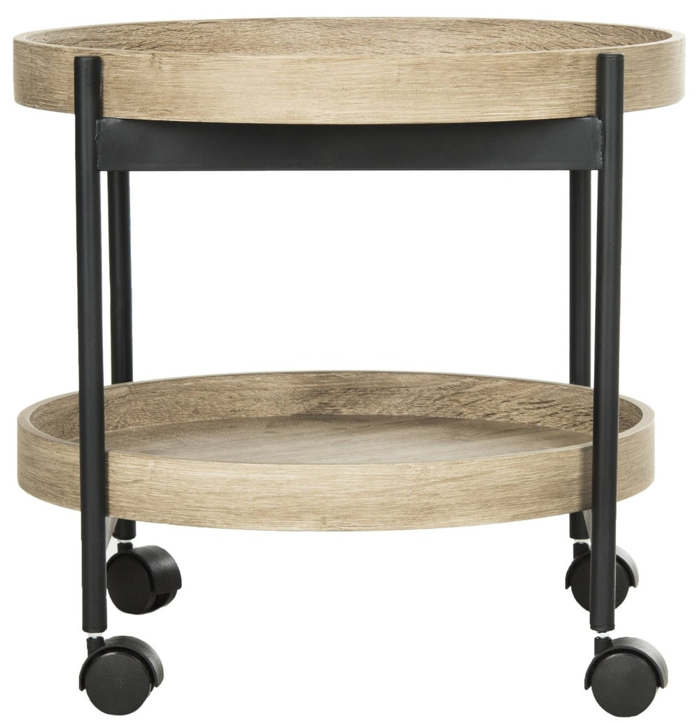 Safavieh Javan Portable Mid-Century Tray Side Table – Chic Accent For Living Room, Bedroom, And Home Office FOX4255A