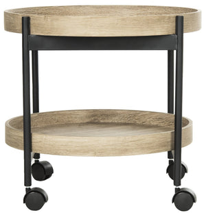 Safavieh Javan Portable Mid-Century Tray Side Table – Chic Accent For Living Room, Bedroom, And Home Office FOX4255A