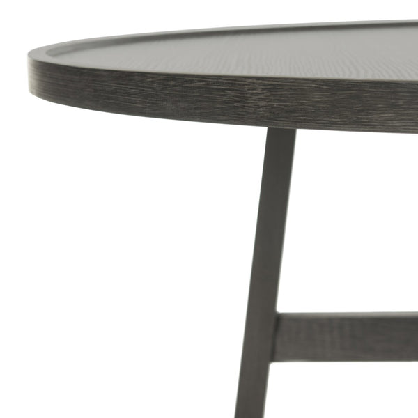 Safavieh Malone Mid-Century Modern Wood Coffee Table - Stylish, Versatile Centerpiece For Any Living Space Dark Grey FOX4257B