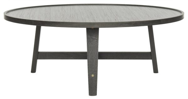 Safavieh Malone Mid-Century Modern Wood Coffee Table - Stylish, Versatile Centerpiece For Any Living Space Dark Grey FOX4257B