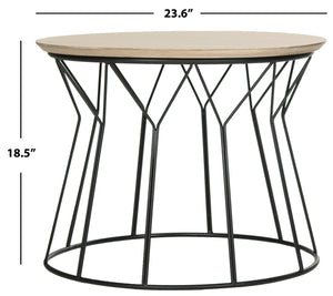 Safavieh Alcott Mid-Century Wood End Table With Hairpin Base - Stylish Accent For Living Room & Bedroom Decor FOX4258A