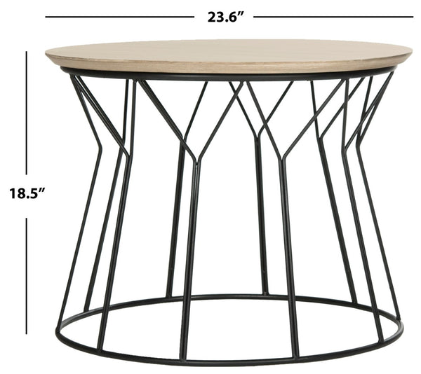 Safavieh Alcott Mid-Century Wood End Table With Hairpin Base - Stylish Accent For Living Room & Bedroom Decor FOX4258A
