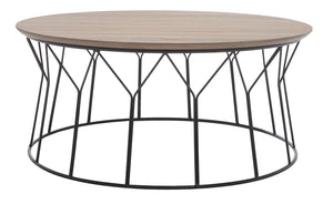 Safavieh Deion Mid Century Modern Coffee Table - Stylish Grey Top With Sleek Iron Base For Any Living Space FOX4259A