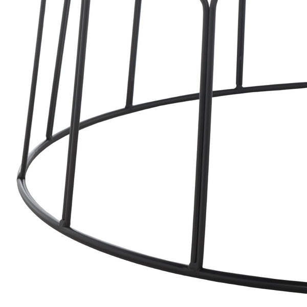 Safavieh Deion Mid Century Modern Coffee Table - Stylish Grey Top With Sleek Iron Base For Any Living Space FOX4259A