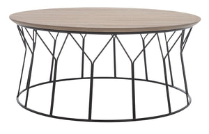 Safavieh Deion Mid Century Modern Coffee Table - Stylish Grey Top With Sleek Iron Base For Any Living Space FOX4259A