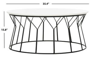Safavieh Deion Mid Century Lacquer Coffee Table - Stylish, Durable Design For Modern Living Spaces & Decor FOX4259B