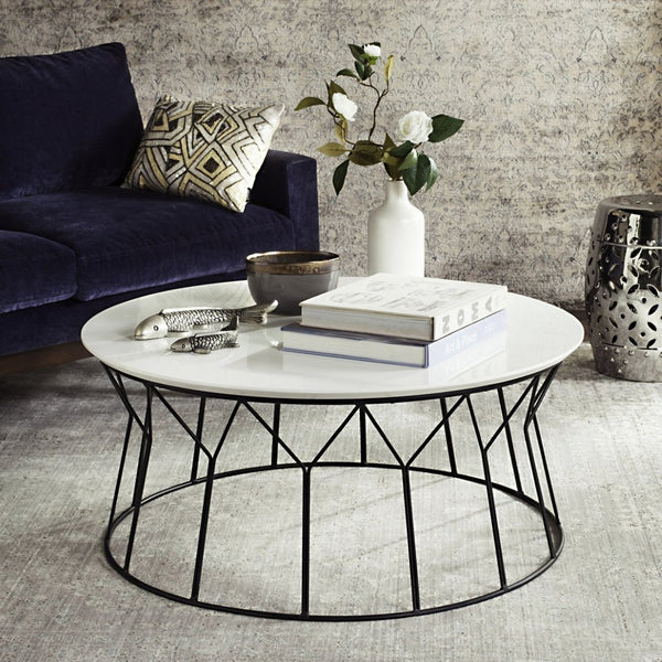 Safavieh Deion Mid Century Lacquer Coffee Table - Stylish, Durable Design For Modern Living Spaces & Decor FOX4259B