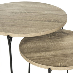 Safavieh Ryne Mid-Century Stacking End Table: Stylish, Space-Saving Accent For Modern Living Spaces FOX4263A