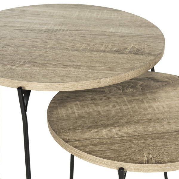 Safavieh Ryne Mid-Century Stacking End Table: Stylish, Space-Saving Accent For Modern Living Spaces FOX4263A