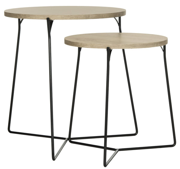 Safavieh Ryne Mid-Century Stacking End Table: Stylish, Space-Saving Accent For Modern Living Spaces FOX4263A