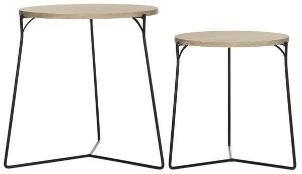 Safavieh Ryne Mid-Century Stacking End Table: Stylish, Space-Saving Accent For Modern Living Spaces FOX4263A