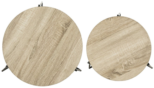 Safavieh Ryne Mid-Century Stacking End Table: Stylish, Space-Saving Accent For Modern Living Spaces FOX4263A
