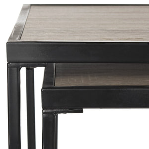 Safavieh Garin Retro Mid-Century Stacking Console Table – Elegant Storage Solution For Modern Interiors FOX4267A