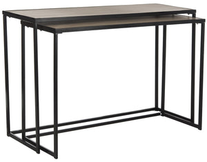 Safavieh Garin Retro Mid-Century Stacking Console Table – Elegant Storage Solution For Modern Interiors FOX4267A