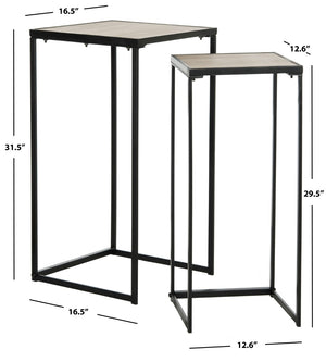 Safavieh Callia Mid-Century Wood Stacking End Table - Lightweight, Stylish, And Versatile For Any Space FOX4268A