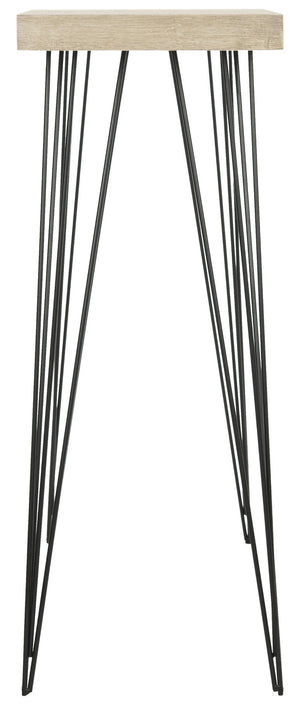 Safavieh Lali Mid-Century Oak Console Table – Stylish Entryway Furniture With Sleek Design For Modern Spaces FOX4269A