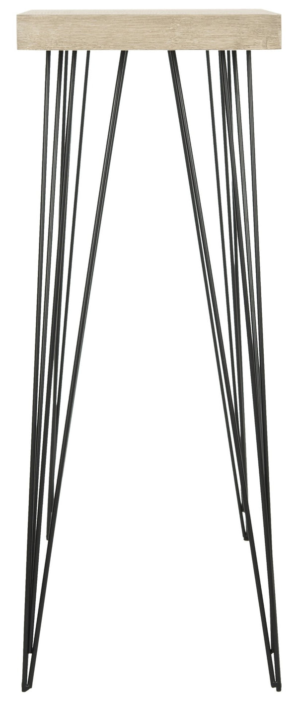 Safavieh Lali Mid-Century Oak Console Table – Stylish Entryway Furniture With Sleek Design For Modern Spaces FOX4269A