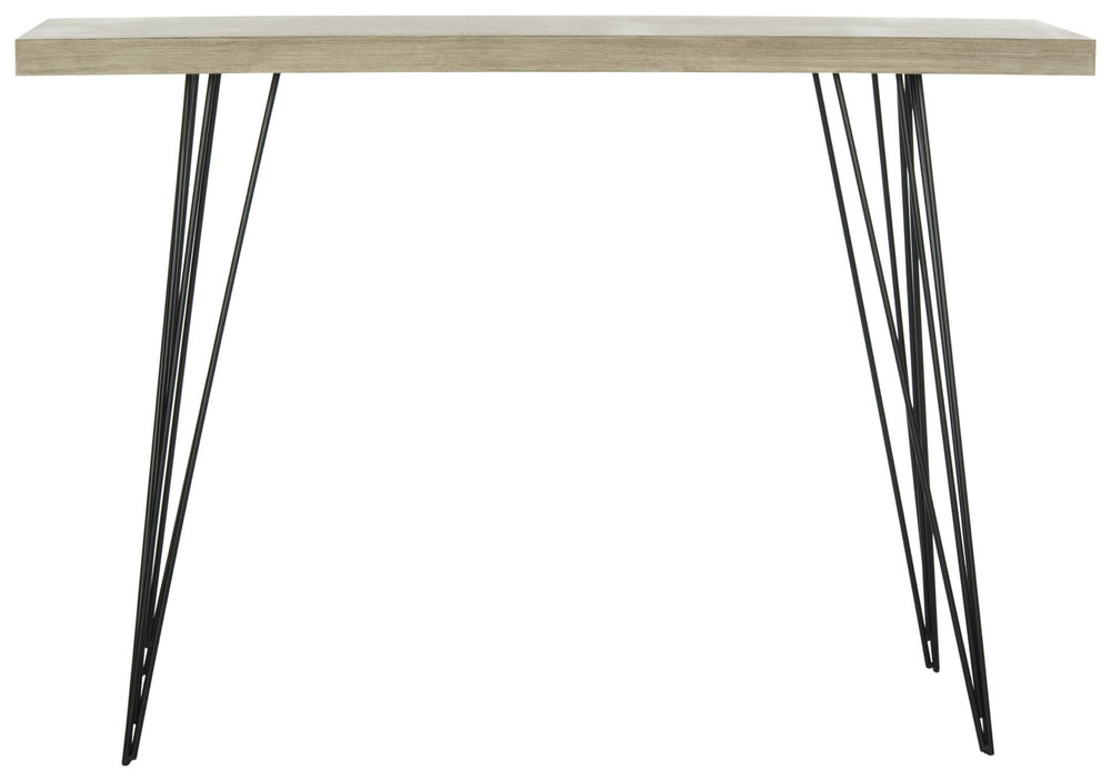 Safavieh Etro Mid-Century Wood Console Table - Stylish Slim Profile For Minimalist Spaces & Warm Decor Accents FOX4270A