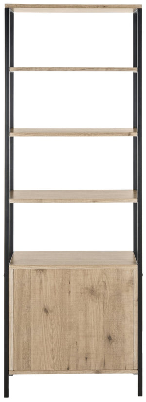 Safavieh Natasha Stylish Mid-Century Etagere With Open Shelves & Closed Cabinet For Elegant Storage Solutions FOX4273A