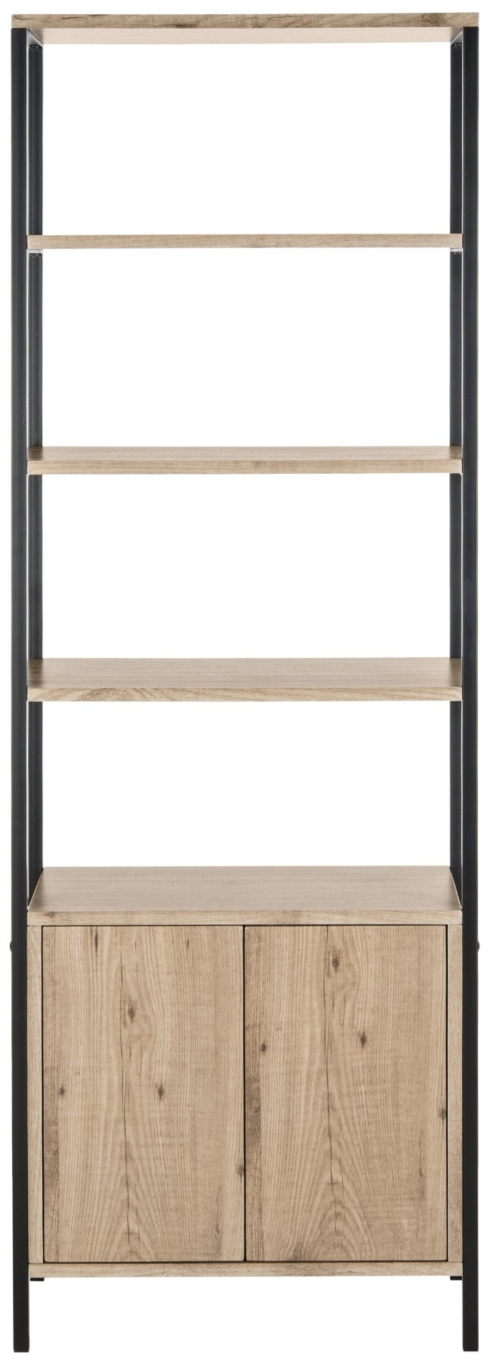 Safavieh Natasha Stylish Mid-Century Etagere With Open Shelves & Closed Cabinet For Elegant Storage Solutions FOX4273A