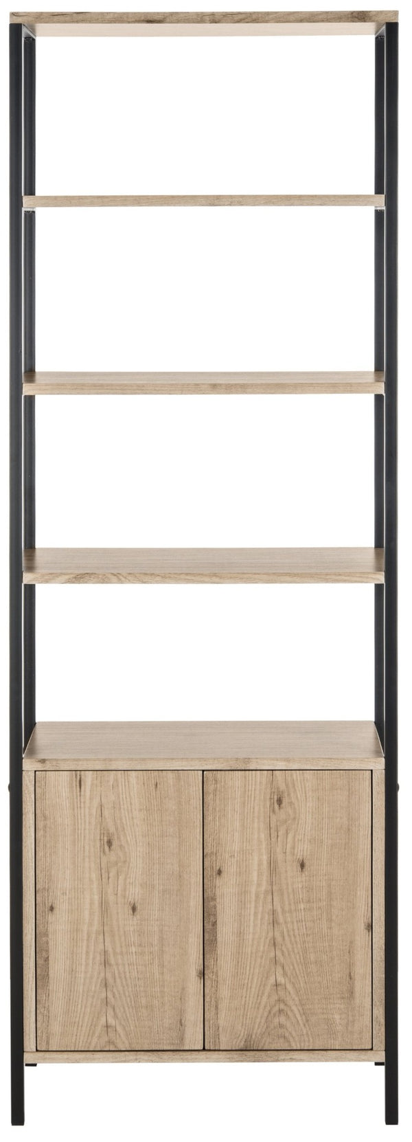 Safavieh Natasha Stylish Mid-Century Etagere With Open Shelves & Closed Cabinet For Elegant Storage Solutions FOX4273A