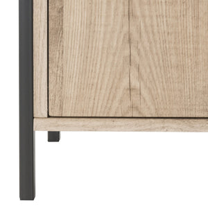 Safavieh Natasha Stylish Mid-Century Etagere With Open Shelves & Closed Cabinet For Elegant Storage Solutions FOX4273A