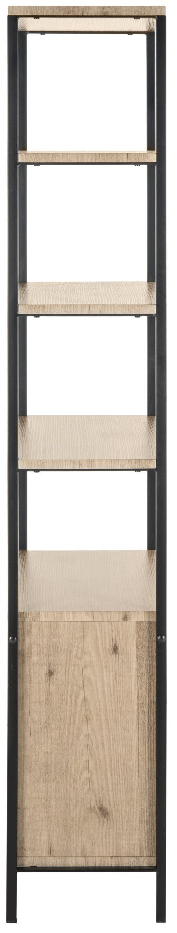 Safavieh Natasha Stylish Mid-Century Etagere With Open Shelves & Closed Cabinet For Elegant Storage Solutions FOX4273A