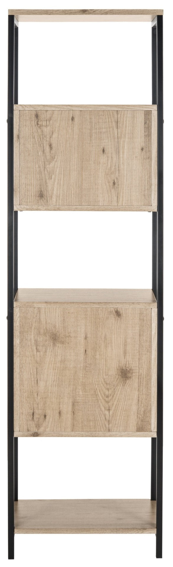 Safavieh Gabrielle Retro Mid-Century Etagère - Stylish Open Shelving & Hidden Storage For Modern Homes FOX4274A