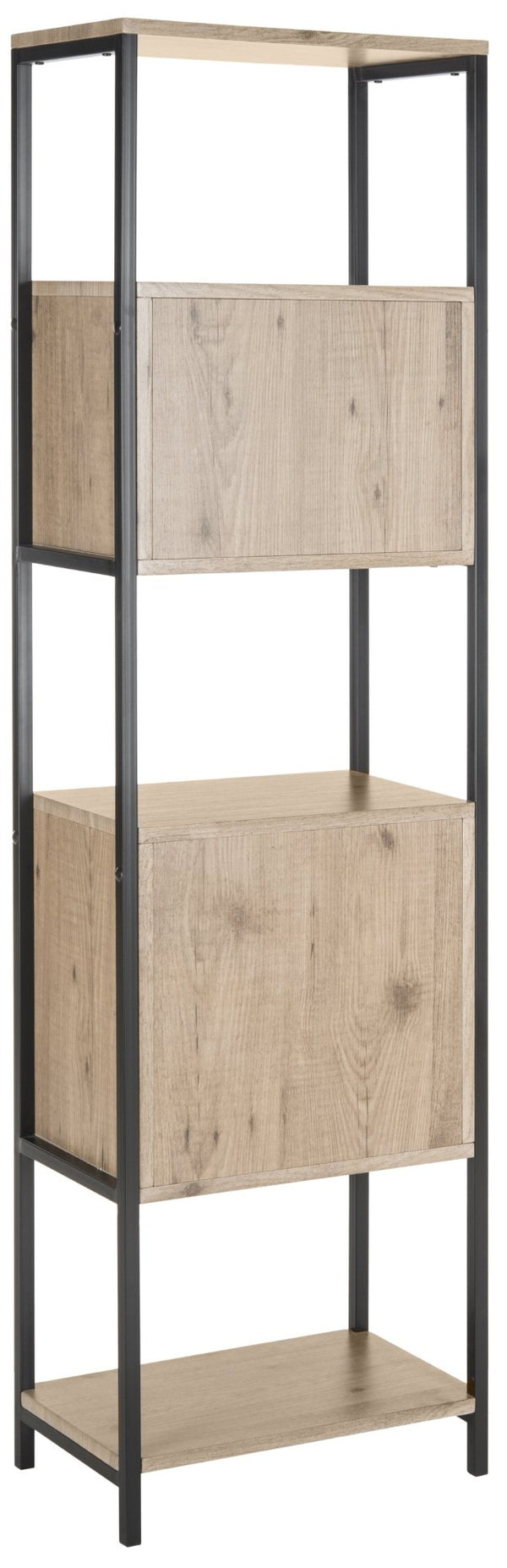 Safavieh Gabrielle Retro Mid-Century Etagère - Stylish Open Shelving & Hidden Storage For Modern Homes FOX4274A
