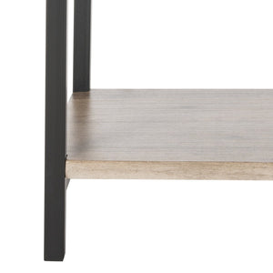Safavieh Gabrielle Retro Mid-Century Etagère - Stylish Open Shelving & Hidden Storage For Modern Homes FOX4274A