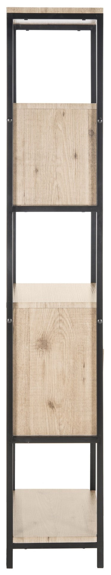 Safavieh Gabrielle Retro Mid-Century Etagère - Stylish Open Shelving & Hidden Storage For Modern Homes FOX4274A