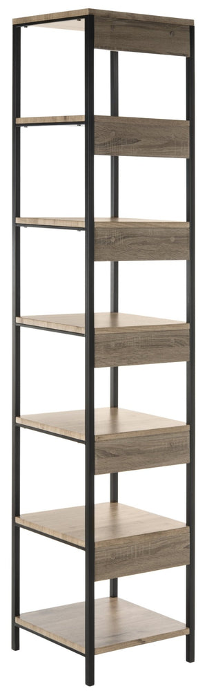 Safavieh Lisa Mid-Century 7-Tier Étagère - Elegant Open Shelving Unit For Stylish Storage & Display Solutions FOX4275A