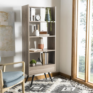 Safavieh Terrence Mid-Century Modern Etagere With Stylish Black Legs - Smart Storage For Any Space! FOX4277A