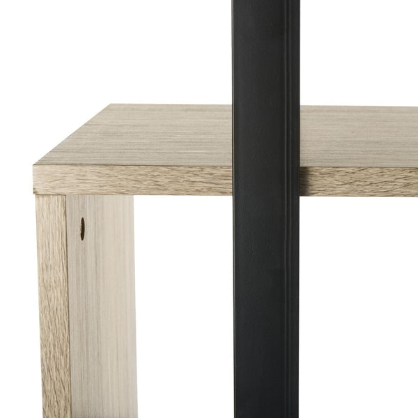 Safavieh Adhara Retro Wood Etagère - Mid-Century Modern Design With Bauhaus Influence For Stylish Display FOX4278A