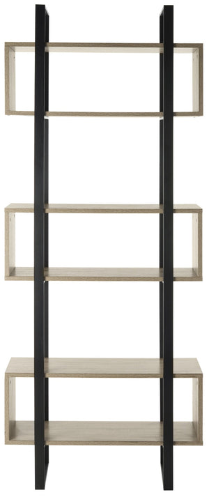 Safavieh Adhara Retro Wood Etagère - Mid-Century Modern Design With Bauhaus Influence For Stylish Display FOX4278A