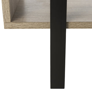 Safavieh Adhara Retro Wood Etagère - Mid-Century Modern Design With Bauhaus Influence For Stylish Display FOX4278A