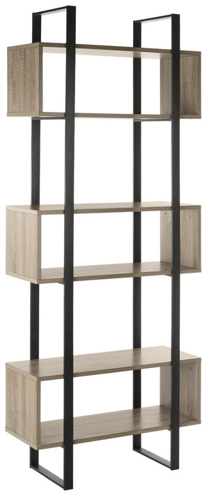 Safavieh Adhara Retro Wood Etagère - Mid-Century Modern Design With Bauhaus Influence For Stylish Display FOX4278A