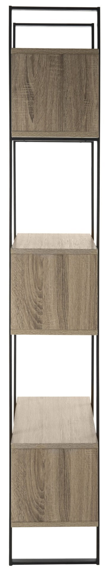 Safavieh Adhara Retro Wood Etagère - Mid-Century Modern Design With Bauhaus Influence For Stylish Display FOX4278A