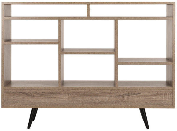 Safavieh Marina Mid-Century Modern Etagere - Stylish Open Shelves & Drawers For Elegant Home Storage Solutions FOX4279A