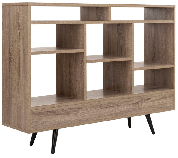 Safavieh Marina Mid-Century Modern Etagere - Stylish Open Shelves & Drawers For Elegant Home Storage Solutions FOX4279A