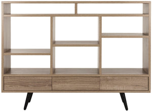 Safavieh Marina Mid-Century Modern Etagere - Stylish Open Shelves & Drawers For Elegant Home Storage Solutions FOX4279A