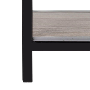 Safavieh Joanna Retro Mid-Century Etagere - Stylish Oak Display Shelf With Geometric Design For Modern Spaces FOX4281A