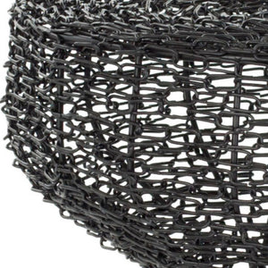 Safavieh Tabitha Iron Chain Stool - Industrial Chic Accent For Modern Spaces, Stylish Seating & Decor Matt Black Epoxy FOX4503A