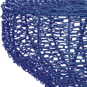 Safavieh Tabitha Iron Chain Stool - Industrial Chic Accent For Modern Spaces, Stylish Seating & Decor Dark Blue FOX4503B