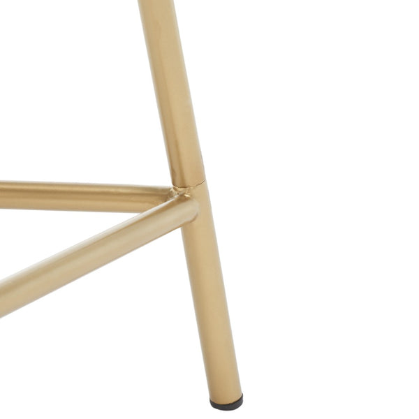 Safavieh Addison Wire-Weaved Counter Stool – Chic Gold Finish, Ergonomic Comfort For Modern Dining Spaces FOX4517A