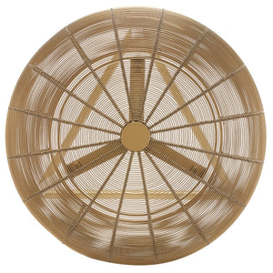 Safavieh Addison Wire-Weaved Counter Stool – Chic Gold Finish, Ergonomic Comfort For Modern Dining Spaces FOX4517A